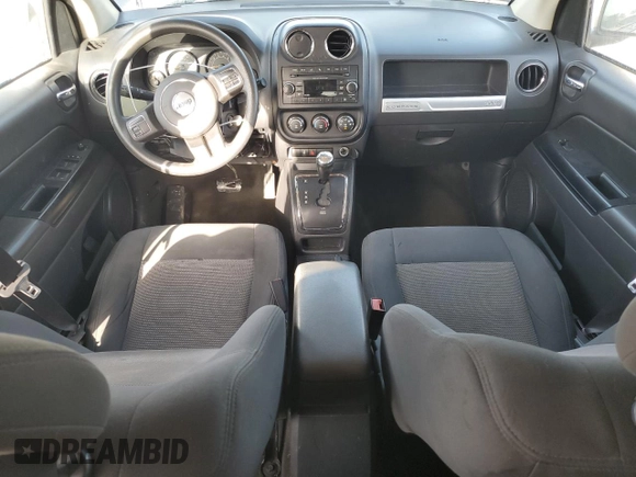 2017 Jeep Compass Sport with VIN 1C4NJCBA1HD147698, listed as a Copart auction lot 49246975 with 121,833 mi miles and Clean Title. Bid and sale history available at carsss.com. Image 8.
