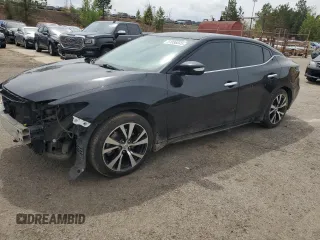 2018 Nissan Maxima SV z VIN 1N4AA6AP2JC375555, wystawiony jako Copart lot #51086045 z przebiegiem 149 850 mil mil oraz Szkoda całkowita • Salvage title. Historia ofert i sprzedaży dostępna na DreamBid. Obrazek 1.