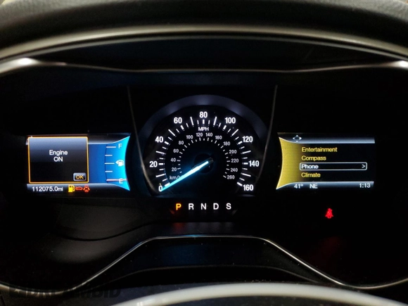 2016 Ford Fusion SE with VIN 3FA6P0H71GR255201, listed as a Copart auction lot 44546985 with 112,075 mi miles and Salvage Title. Bid and sale history available at DreamBid. Image 9.