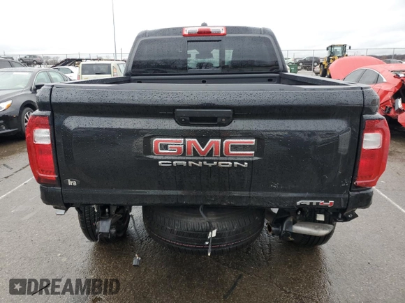 2023 GMC Canyon 4WD AT4 with VIN 1GTP6DEK6P1139567, listed as a Copart auction lot 85416794 with 26,583 mi miles and Salvage Title. Bid and sale history available at carsss.com. Image 6.