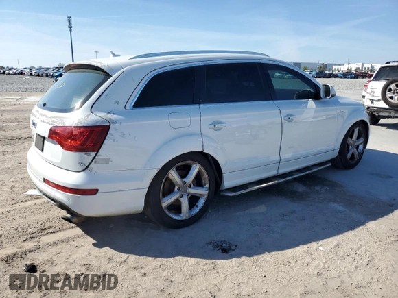 2012 Audi Q7 3.0T S line with VIN WA1DGAFE5CD006762, listed as a Copart auction lot 46335725 with 144,907 mi miles and Clean Title. Bid and sale history available at carsss.com. Image 3.