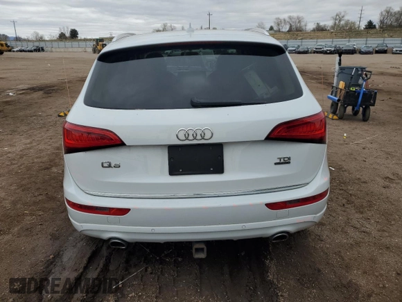 2015 Audi Q5 Premium Plus with VIN WA1CMAFP2FA125400, listed as a Copart auction lot 49182235 with 115,569 mi miles and Salvage title. Bid and sale history available at DreamBid. Image 6.