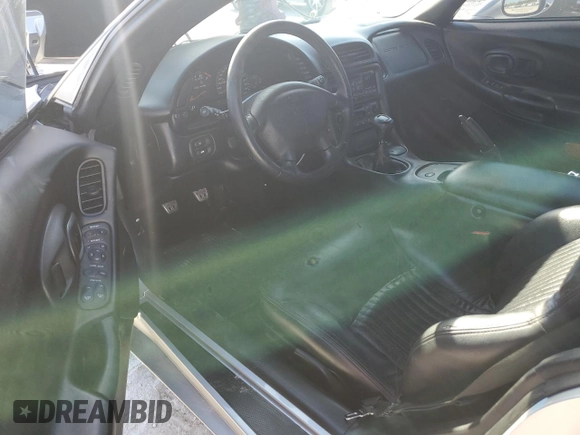 2001 Chevrolet Corvette Z06 with VIN 1G1YY12S115116725, listed as a Copart auction lot 48578685 with 52,988 mi miles and Salvage Title. Bid and sale history available at carsss.com. Image 8.