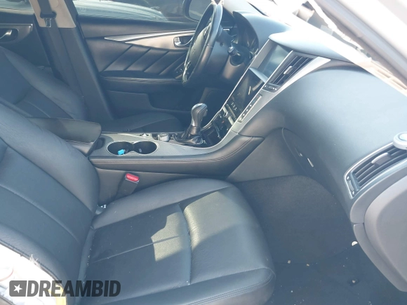 2014 Infiniti Q50 with VIN JN1BV7AP4EM677506, listed as a IAAI auction lot 40113207 with 142,446 mi miles and . Bid and sale history available at DreamBid. Image 5.