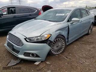 2014 Ford Fusion Titanium Hybrid with VIN 3FA6P0RU1ER366493, listed as a Copart auction lot 75598364 with 148,556 mi miles and Salvage Title. Bid and sale history available at carsss.com. Image 1.