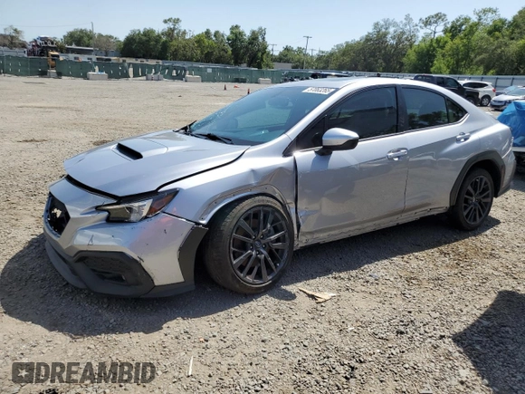 2022 Subaru WRX Premium with VIN JF1VBAF64N9007303, listed as a Copart auction lot 57063265 with 16,578 mi miles and Non repairable. Bid and sale history available at DreamBid. Image 1.