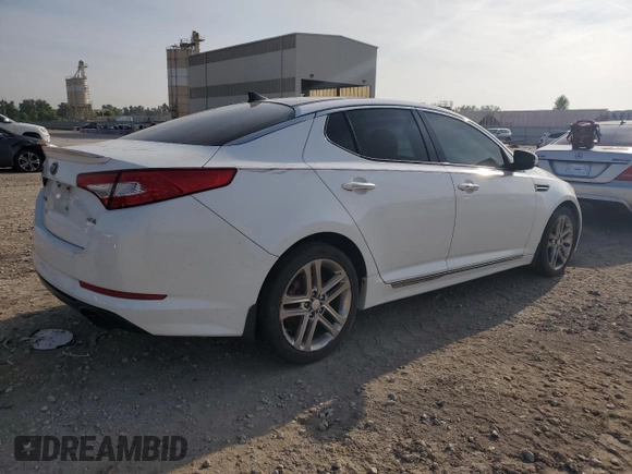 2013 Kia Optima SX with VIN 5XXGR4A68DG144821, listed as a Copart auction lot 61248385 with 143,043 mi miles and Clean title. Bid and sale history available at DreamBid. Image 3.