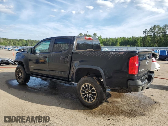 2019 Chevrolet Colorado 4WD ZR2 with VIN 1GCGTEEN1K1168301, listed as a Copart auction lot 57800275 with 78,583 mi miles and Salvage title. Bid and sale history available at DreamBid. Image 2.