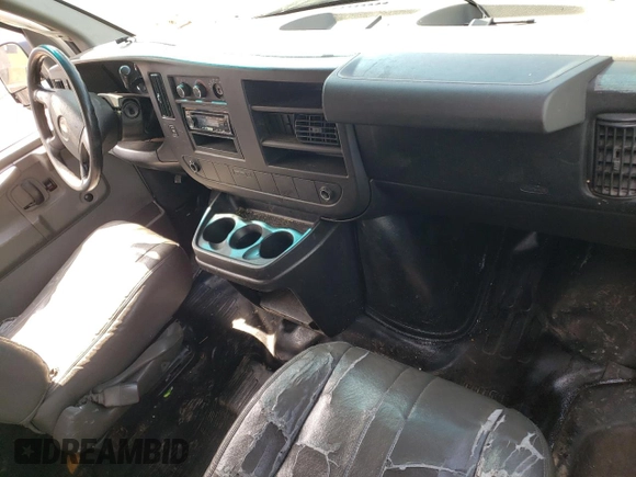 2010 Chevrolet Express Cargo Van with VIN 1GCUGADX0A1100654, listed as a Copart auction lot 47570865 with 0 mi miles and Salvage Title. Bid and sale history available at carsss.com. Image 8.