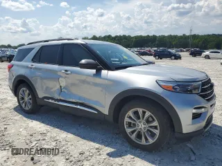2023 Ford Explorer XLT with VIN 1FMSK7DH6PGA48191, listed as a Copart auction lot 62588395 with 24,383 mi miles and Salvage title. Bid and sale history available at DreamBid. Image 4.