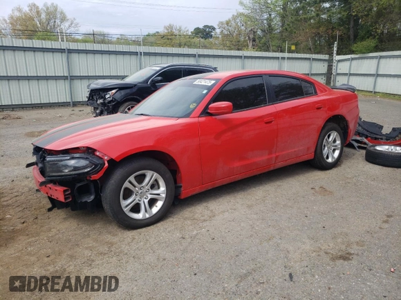2022 Dodge Charger SXT with VIN 2C3CDXBG7NH194764, listed as a Copart auction lot 50421475 with 34,390 mi miles and Salvage Title. Bid and sale history available at DreamBid. Image 1.