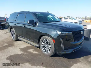 2021 Cadillac Escalade Sport Platinum with VIN 1GYS4GKL0MR447050, listed as a IAAI auction lot 40741768 with 59,828 mi miles. Bid and sale history available at carsss.com. Image 1.