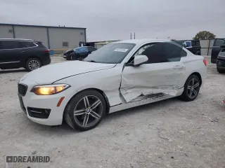 2017 BMW 2 Series 230i with VIN WBA2F9C57HV664357, listed as a Copart auction lot 83875534 with 91,623 mi miles and Salvage Title. Bid and sale history available at carsss.com. Image 1.