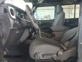 2024 Jeep Wrangler Sport S with VIN 1C4PJXDG3RW341205, listed as a Copart auction lot 48971235 with 4,298 mi miles and Salvage title. Bid and sale history available at DreamBid. Image 7.