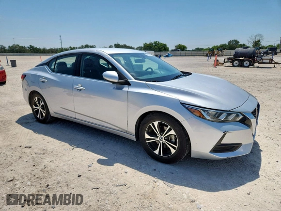 2021 Nissan Sentra SV with VIN 3N1AB8CVXMY223147, listed as a Copart auction lot 60263515 with 70,760 mi miles and Clean title. Bid and sale history available at DreamBid. Image 4.