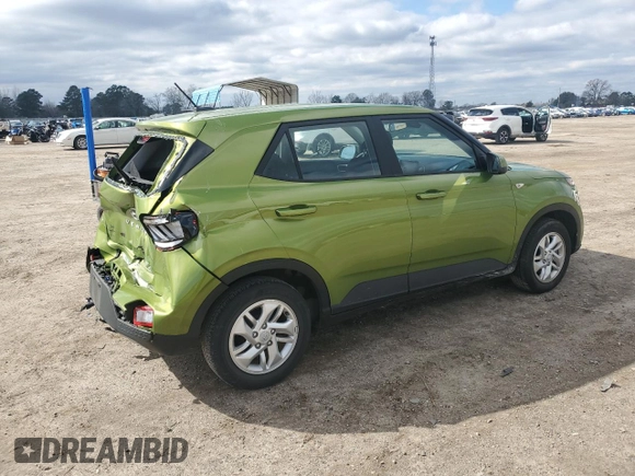 2023 Hyundai Venue SE with VIN KMHRB8A38PU210580, listed as a Copart auction lot 46027215 with 14,622 mi miles and Non Repairable. Bid and sale history available at DreamBid. Image 3.