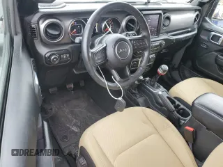 2021 Jeep Wrangler Sport with VIN 1C4GJXAG9MW770541, listed as a Copart auction lot 86194214 with 21,625 mi miles and Salvage Title. Bid and sale history available at DreamBid. Image 8.