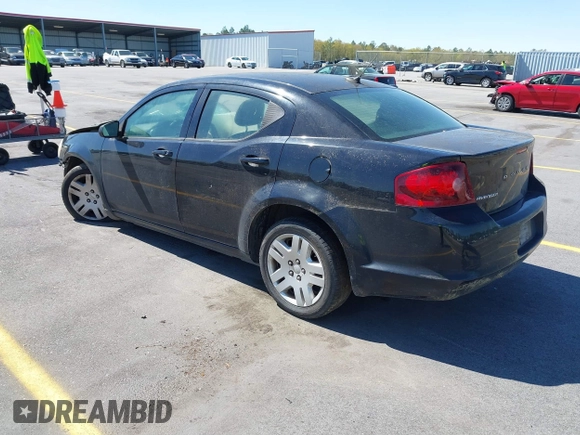 2012 Dodge Avenger SE with VIN 1C3CDZAB4CN128680, listed as a IAAI auction lot 41877366 with 258,138 mi miles. Bid and sale history available at carsss.com. Image 3.