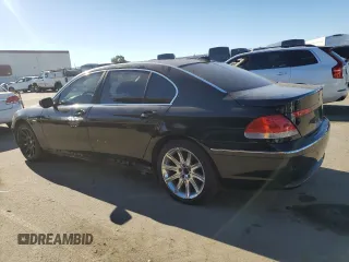 2004 BMW 7 Series 745Li with VIN WBAGN63444DS47874, listed as a Copart auction lot 88582125 with 172,419 mi miles and Clean title. Bid and sale history available at DreamBid. Image 2.
