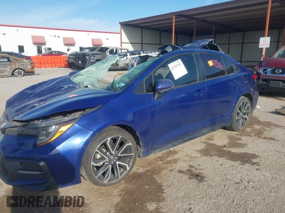 2020 Toyota Corolla SE with VIN JTDS4RCEXLJ053070, listed as a IAAI auction lot 41797751 with 1 mi miles. Bid and sale history available at carsss.com. Image 6.
