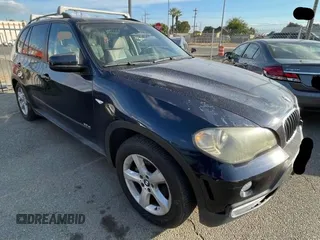 2008 BMW X5 3.0si with VIN 5UXFE43548L007391, listed as a Copart auction lot 46553245 with 60,922 mi miles and Clean Title. Bid and sale history available at carsss.com. Image 1.
