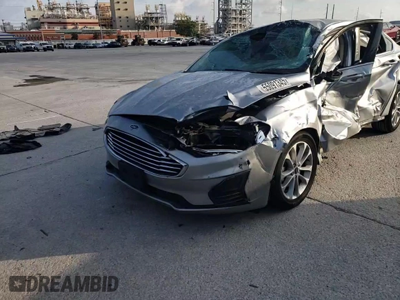 2020 Ford Fusion SE with VIN 3FA6P0HDXLR143531, listed as a Copart auction lot 55091345 with Not provided miles and Salvage title. Bid and sale history available at DreamBid. Image 13.