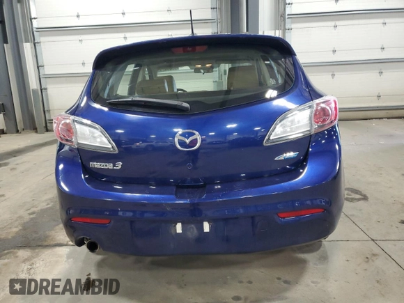 2012 Mazda 3 i Grand Touring with VIN JM1BL1M74C1648789, listed as a Copart auction lot 50654235 with 114,037 mi miles and Salvage Title. Bid and sale history available at DreamBid. Image 6.