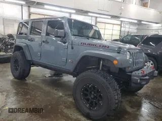 2013 Jeep Wrangler Unlimited Rubicon with VIN 1C4BJWFG7DL691514, listed as a Copart auction lot 42449245 with 114,640 mi miles and Salvage Title. Bid and sale history available at carsss.com. Image 4.