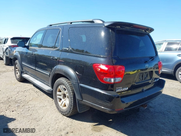 2006 Toyota Sequoia Limited with VIN 5TDBT48AX6S268046, listed as a IAAI auction lot 41880111 with 312,707 mi miles. Bid and sale history available at carsss.com. Image 3.
