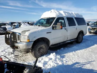 2002 Ford Excursion XLT with VIN 1FMNU41S72EB99664, listed as a Copart auction lot 86885794 with 164,325 mi miles and Clean Title. Bid and sale history available at DreamBid. Image 1.
