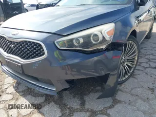 2015 Kia Cadenza Premium with VIN KNALN4D76F5195656, listed as a IAAI auction lot 41803974 with 107,734 mi miles. Bid and sale history available at carsss.com. Image 6.