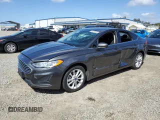 2020 Ford Fusion SE with VIN 3FA6P0LU0LR265614, listed as a Copart auction lot 49718805 with 96,319 mi miles and Salvage Title. Bid and sale history available at carsss.com. Image 1.