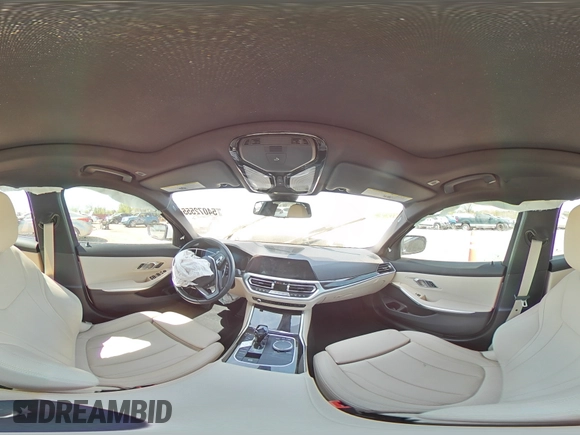 2021 BMW 3 Series 330i xDrive with VIN 3MW5R7J05M8C06619, listed as a Copart auction lot 54072555 with 25,208 mi miles and Salvage title. Bid and sale history available at DreamBid. Image 13.