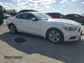 2016 Ford Mustang V6 with VIN 1FA6P8AM0G5322971, listed as a Copart auction lot 51951905 with 55,600 mi miles and Salvage Title. Bid and sale history available at carsss.com. Image 4.