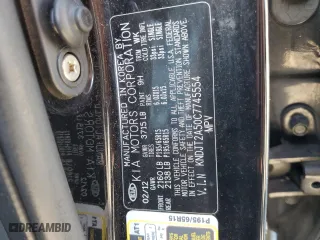 2012 Kia Soul with VIN KNDJT2A50C7745554, listed as a Copart auction lot 52634095 with 156,904 mi miles and Salvage Title. Bid and sale history available at carsss.com. Image 12.