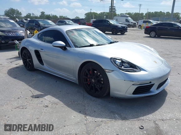 2017 Porsche Cayman S with VIN WP0AB2A87HS285634, listed as a IAAI auction lot 41949961 with 57,422 mi miles and . Bid and sale history available at DreamBid. Image 1.