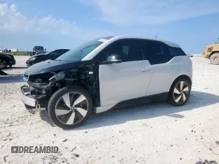 2017 BMW i3 with VIN WBY1Z8C38HV894714, listed as a Copart auction lot 57520835 with 45,860 mi miles and Salvage title. Bid and sale history available at DreamBid. Image 1.
