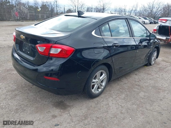 2018 Chevrolet Cruze LT with VIN 1G1BE5SM4J7113183, listed as a IAAI auction lot 41967136 with 134,542 mi miles. Bid and sale history available at carsss.com. Image 4.