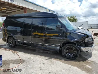2018 GMC Savana Cargo Van with VIN 1GTW7BFG3J1162190, listed as a Copart auction lot 68281014 with 83,733 mi miles and Non Repairable. Bid and sale history available at carsss.com. Image 4.