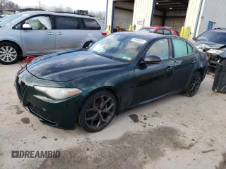 2020 Alfa Romeo Giulia Ti Sport with VIN ZARFANBN2L7629435, listed as a Copart auction lot 86466834 with 0 mi miles and Salvage Title. Bid and sale history available at carsss.com. Image 1.