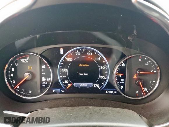2022 Chevrolet Malibu Premier with VIN 1G1ZE5SX7NF158459, listed as a Copart auction lot 50392485 with 47,301 mi miles and Salvage Title. Bid and sale history available at DreamBid. Image 9.