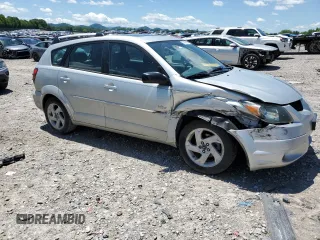 2004 Pontiac Vibe with VIN 5Y2SL62804Z439108, listed as a Copart auction lot 57895945 with 299,999 mi miles and Salvage title. Bid and sale history available at DreamBid. Image 4.