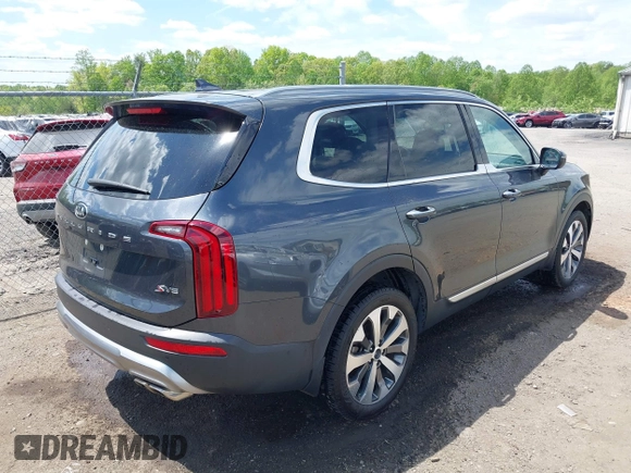 2020 Kia Telluride S with VIN 5XYP64HC7LG018450, listed as a IAAI auction lot 42072769 with 93,110 mi miles and . Bid and sale history available at DreamBid. Image 4.