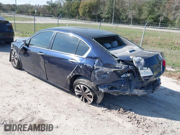 2015 Honda Accord Sedan LX with VIN 1HGCR2F34FA167935, listed as a IAAI auction lot 41502989 with 79,376 mi miles. Bid and sale history available at carsss.com. Image 3.