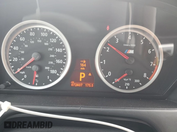 2013 BMW X5 M with VIN 5YMGY0C55D0C11953, listed as a Copart auction lot 72042214 with 72,407 mi miles and Salvage Title. Bid and sale history available at carsss.com. Image 9.