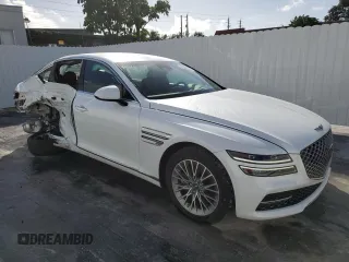 2024 Genesis G80 2.5T with VIN KMTGB4SC8RU238080, listed as a Copart auction lot 78123994 with 12,759 mi miles and Non Repairable. Bid and sale history available at carsss.com. Image 4.