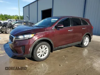 2019 Kia Sorento L with VIN 5XYPG4A38KG517845, listed as a Copart auction lot 50703685 with 46,441 mi miles and Salvage Title. Bid and sale history available at carsss.com. Image 1.