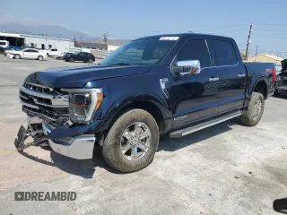 2022 Ford F-150 XL with VIN 1FTFW1ED5NFB54525, listed as a Copart auction lot 60115115 with 42,177 mi miles and Salvage title. Bid and sale history available at DreamBid. Image 1.