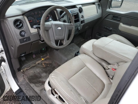 2009 Ford F-150 XL with VIN 1FTRF12W89KB80567, listed as a Copart auction lot 55315305 with 144,411 mi miles and Salvage Title. Bid and sale history available at carsss.com. Image 8.