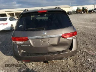 2016 Honda Odyssey EX-L with VIN 5FNRL5H66GB165356, listed as a Copart auction lot 49228225 with 124,982 mi miles and Salvage Title. Bid and sale history available at carsss.com. Image 6.